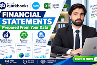 prepare financial statements from financial data