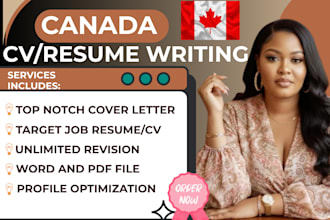 write a canadian resume, CV and cover letter that gets you hired