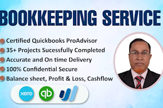 do accounting and bookkeeping using quickbooks and xero