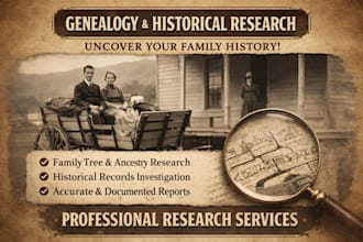 do genealogy research for your family tree