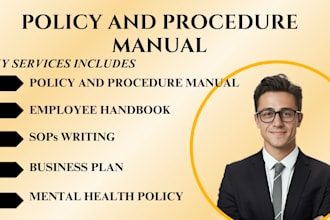 write home care, mental health, and group home policy and procedure manuals