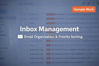 be your virtual assistant for email and chat support