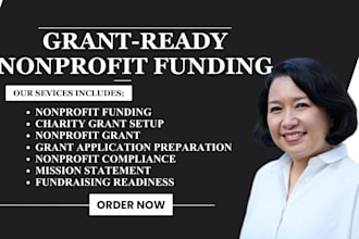 prepare small business grant research and compliance setup for nonprofit funding