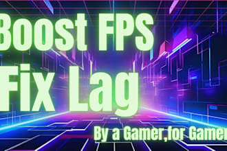 optimize your PC for gaming, boost fps and fix lag
