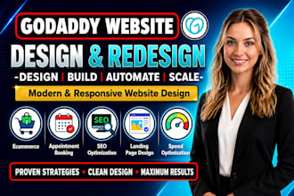 design godaddy website godaddy website redesign develop godaddy website expert