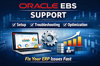 provide oracle ebs support configuration and troubleshooting