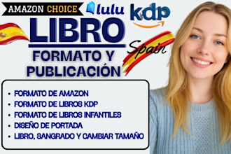 formato de libros de amazon, KDP publishing, ilustración de libros infantiles