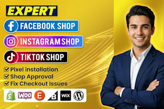 set up tiktok shop, facebook shop, instagram shop fix meta pixel, shopify