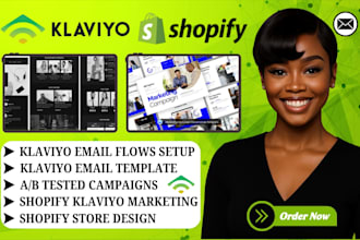 do klaviyo email flows, klaviyo email marketing for shopify store design klaviyo