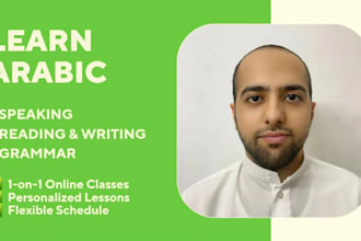 teach you arabic with personalized lessons