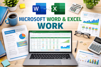 professional microsoft word and excel for you