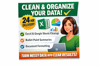 transform messy data into clean and structured formats