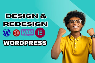 build word press website ,design redesign word press website