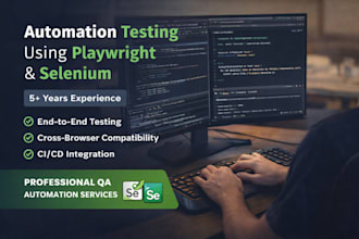 do playwright automation testing for your web application