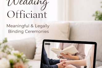 officiate your online wedding