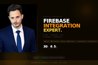 integrate firebase into your flutter or android app authentication database