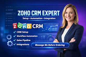 setup, customize and automate your zoho CRM