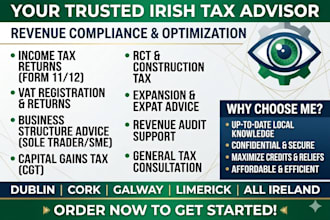 be your professional irish tax advisor and consultant