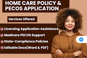 write home care policies and peco application