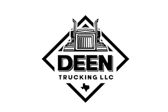 do trucking logistics dispatching transport logo design