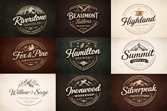 do vintage logo design