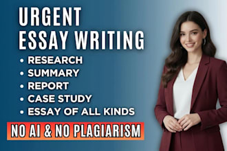 provide professional research, urgent essay
