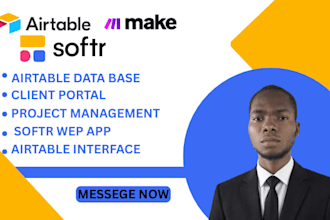 build airtable,airtable database,softr webapp, crm, airtable interface