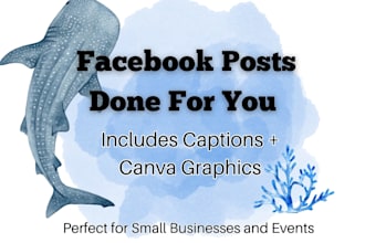 create engaging facebook posts with captions and canva graphics