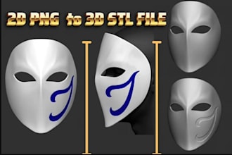 convert 2d sketch, svg logo, drawings, png to stl, 3mf file for printing, bambu