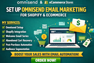 setup omnisend email marketing for ecommerce and shopify store