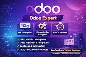 provide professional odoo development, customization support