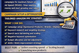 set up and optimise your amazon PPC campaigns for better roas