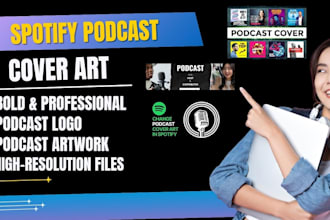design a bold spotify podcast cover a bold spotify podcast cover for your show