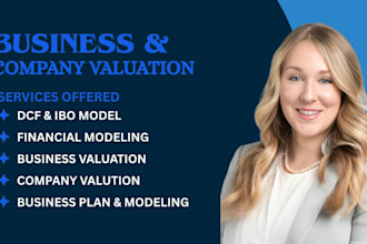 business and company valuation with advanced financial modeling and analysis