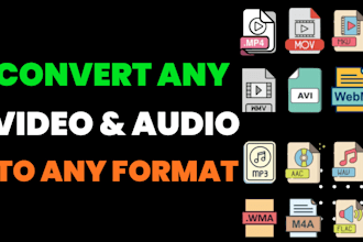 convert any video or audio to any format