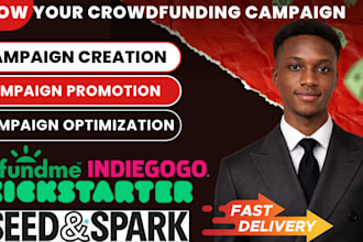 promote your crowdfunding kickstater gofundme indiegogo campaign to donor backer