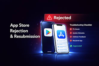 help fix app store rejection and resubmit your app