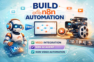 build n8n automation, veo3 integratioin, n8n ai agent, n8n video automation