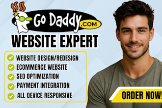 design godaddy website redesign godaddy website design develop godaddy