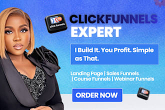 build sales funnels and landing page in clickfunnels or migrate to gohighlevel