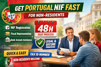 get your portugal nif number for non residents in 48 hours