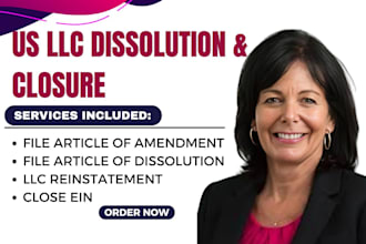 do llc dissolution, llc ownership and address change, close ein, amend llc tax