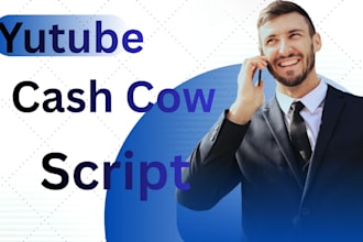write viral youtube cash cow scripts for faceless videos