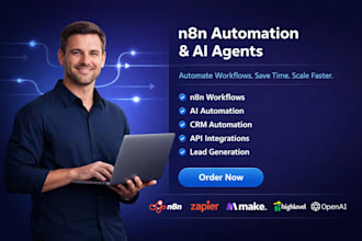 setup n8n automations  n8n ai agents, n8n workflows, ai automations on n8n make