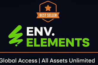 provide envato element premium files fast and cheap
