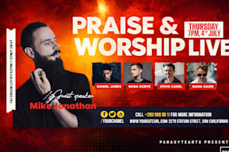 design church flyer, ministry graphics and event poster