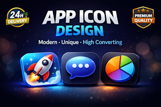 design premium logo favicon app icons for website android or ios apps in 24hrs