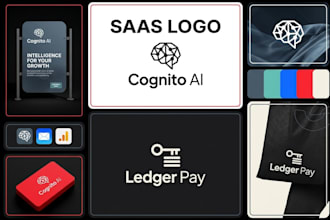 design a modern minimalist logo for saas and tech startups