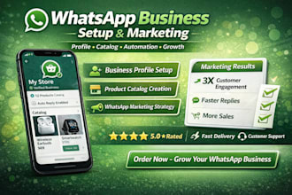 whatsapp marketing business profile setup