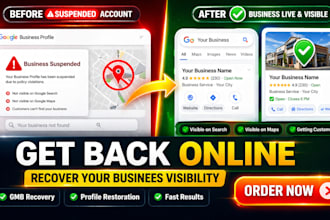 reinstate gmb profile, gmb suspension fix, fix google merchant center suspension